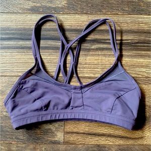 Lavender Lululemon sports bra size 2
